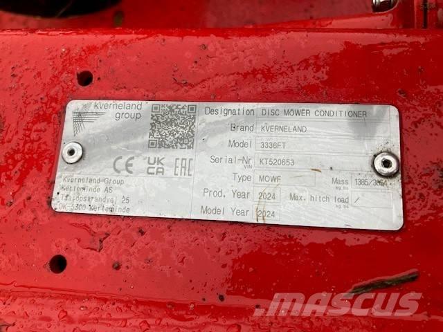 Kverneland 3336 FT Öntöző Kaszák