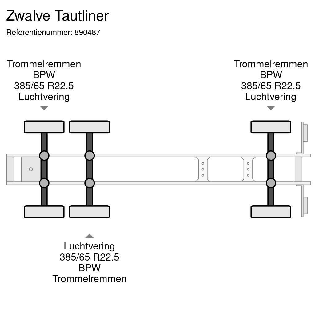 Zwalve Tautliner Elhúzható ponyvás félpótkocsik