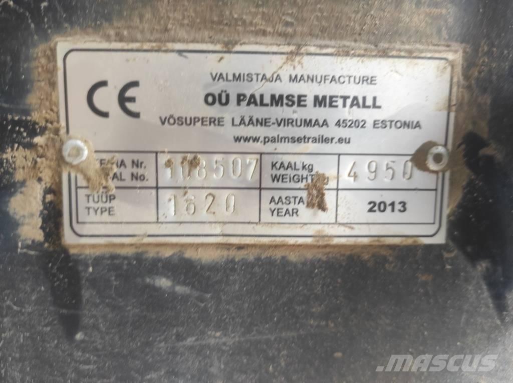 Palmse Trailer 1620L Billenő Mezőgazdasági pótkocsik
