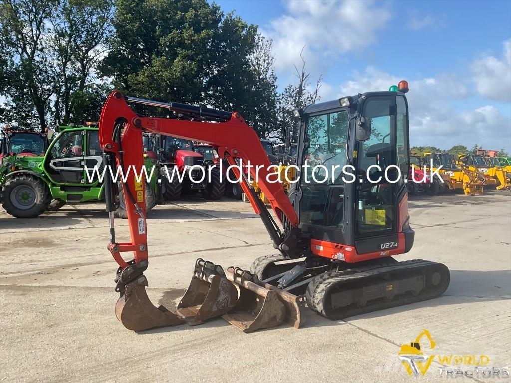 Kubota U 27-4 Mini kotrók < 7t