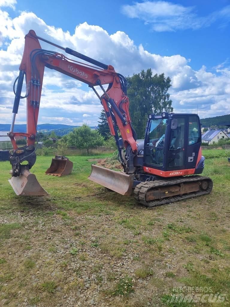 Kubota KX 080-4 Közepes (midi) kotrók 7 t - 12 t