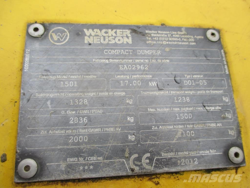 Wacker Neuson 1501 Mezei dömperek