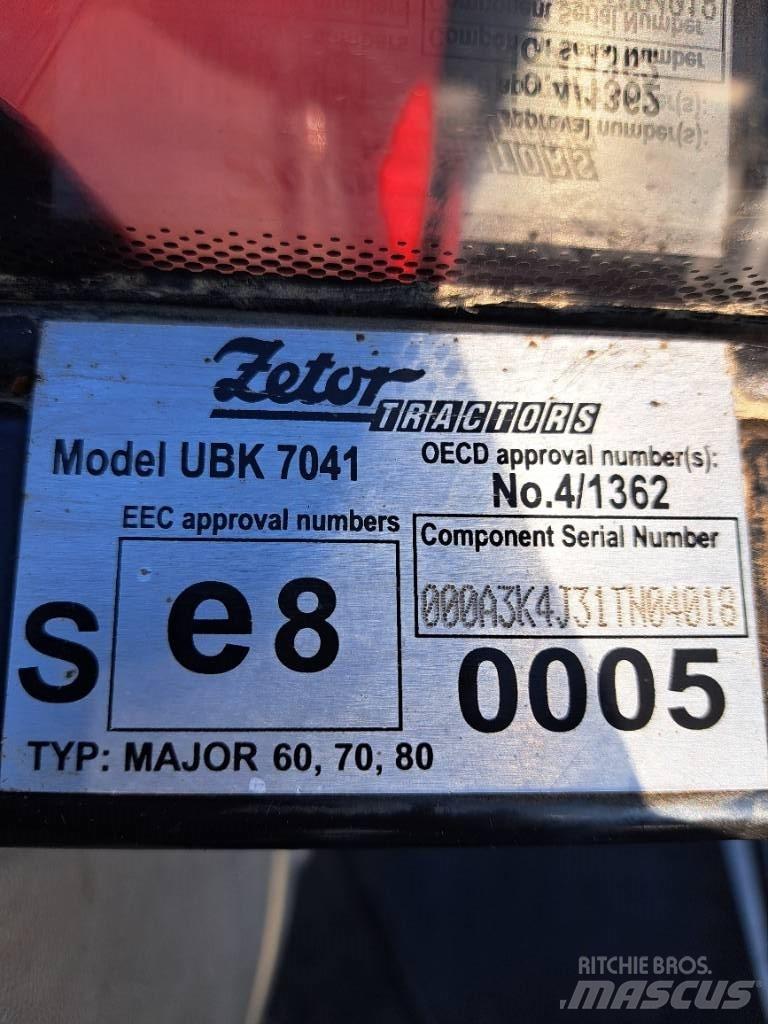 Zetor MAJOR 80 Traktorok