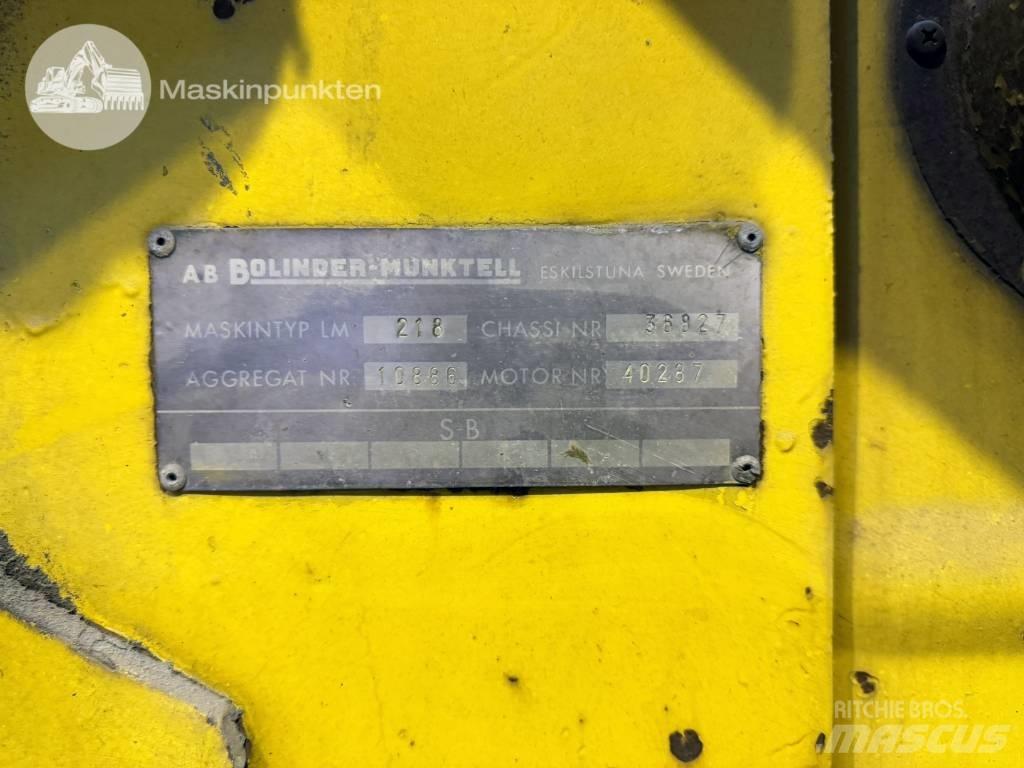 Volvo BM 218 Gumikerekes homlokrakodók
