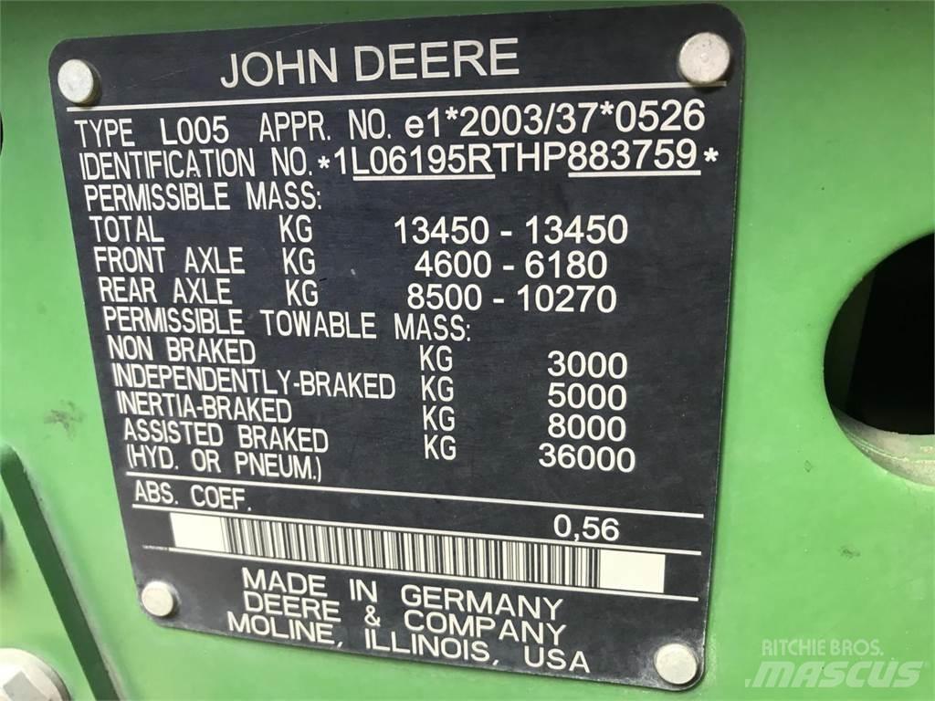 John Deere 6195R Traktorok