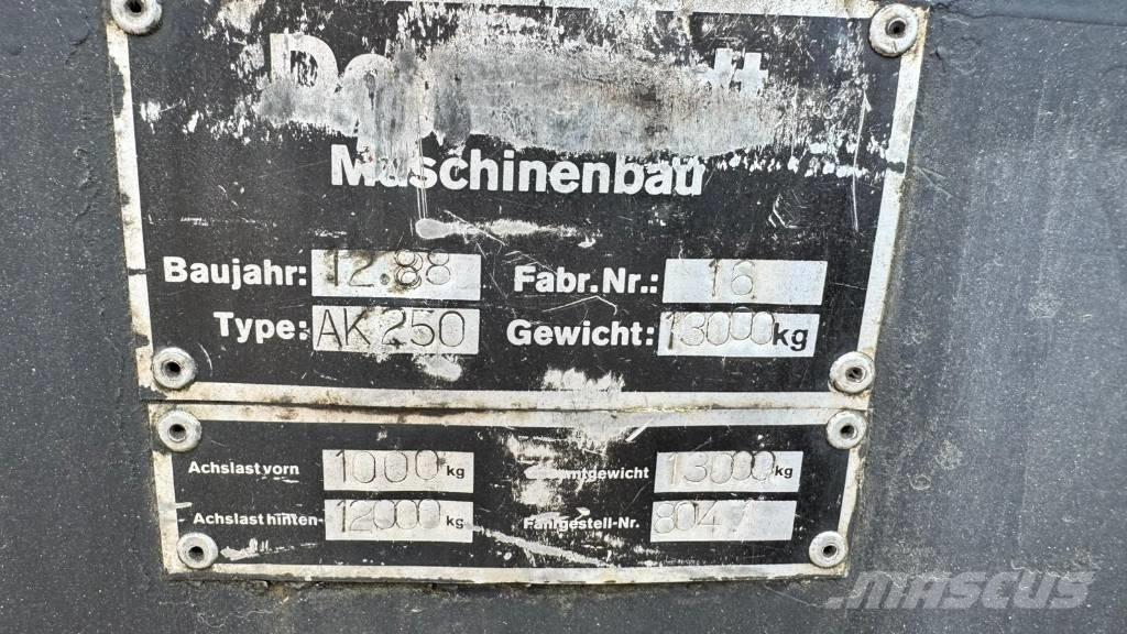 Doppstadt AK 250 Irat megsemmisítők
