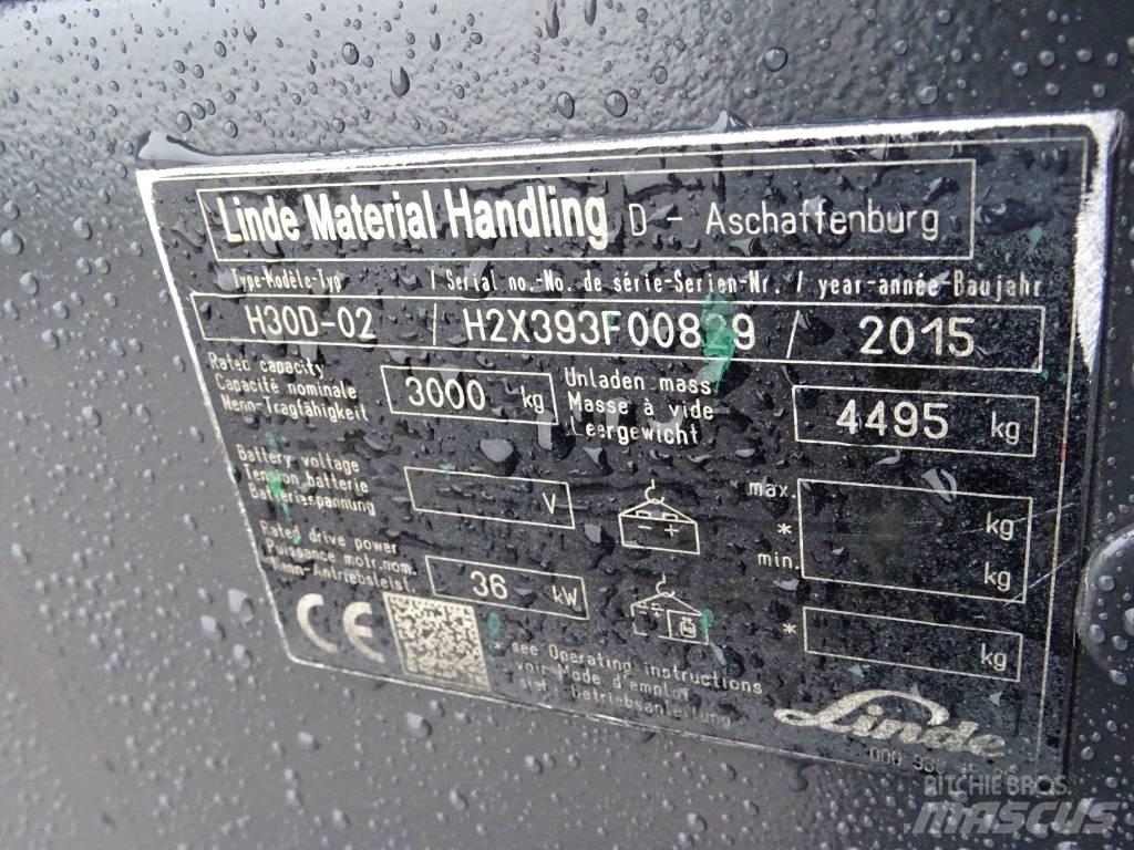 Linde H30D-02 Dízel targoncák