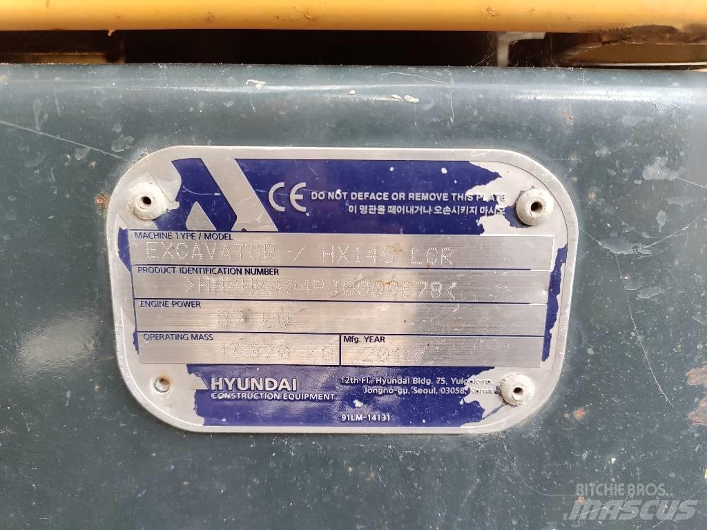 Hyundai HX 145 LCR Lánctalpas kotrók