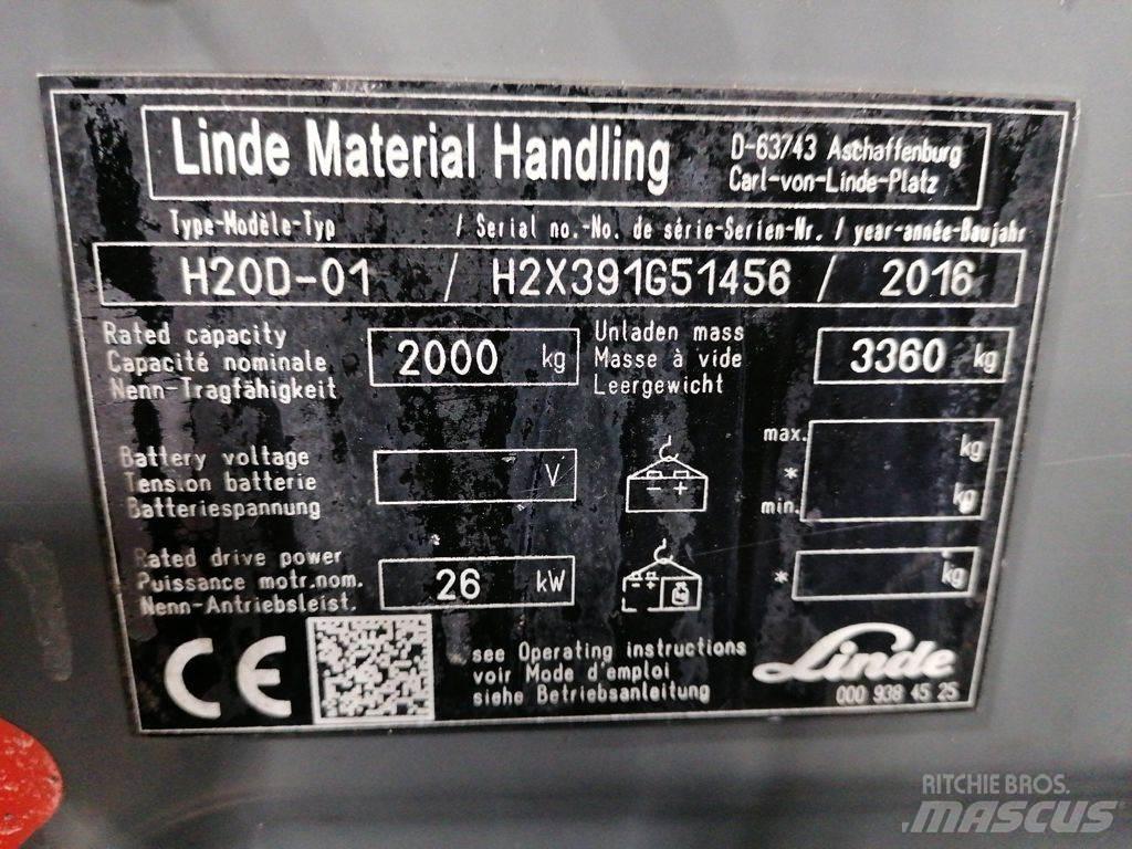 Linde H20D-01 Dízel targoncák