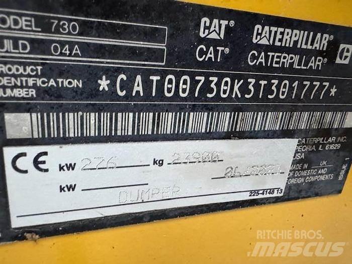 CAT 730 Csuklósdömperek