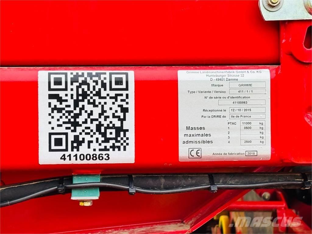 Grimme SE 260 UB Burgonya kombájnok és kiszedők