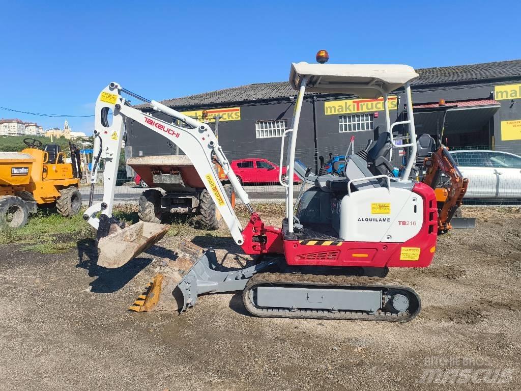 Takeuchi TB 216 Mini kotrók < 7t