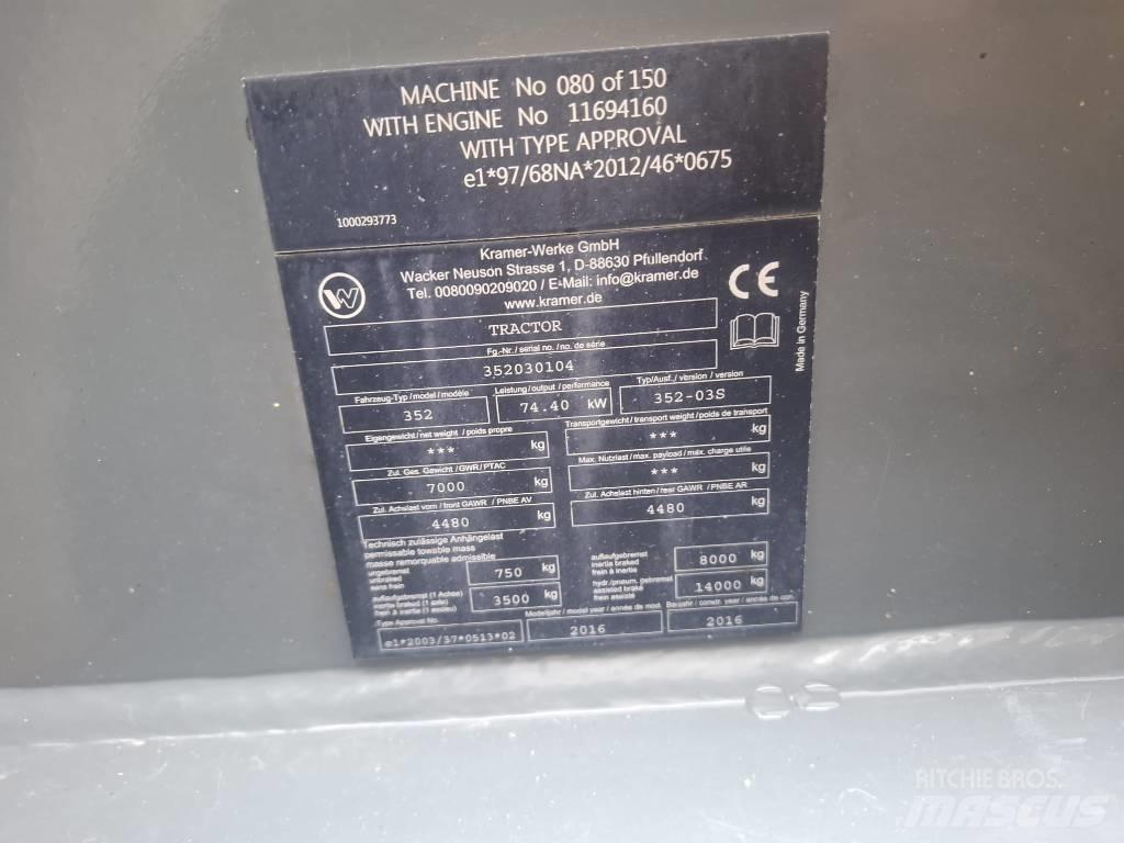 Kramer 8105 Gumikerekes homlokrakodók