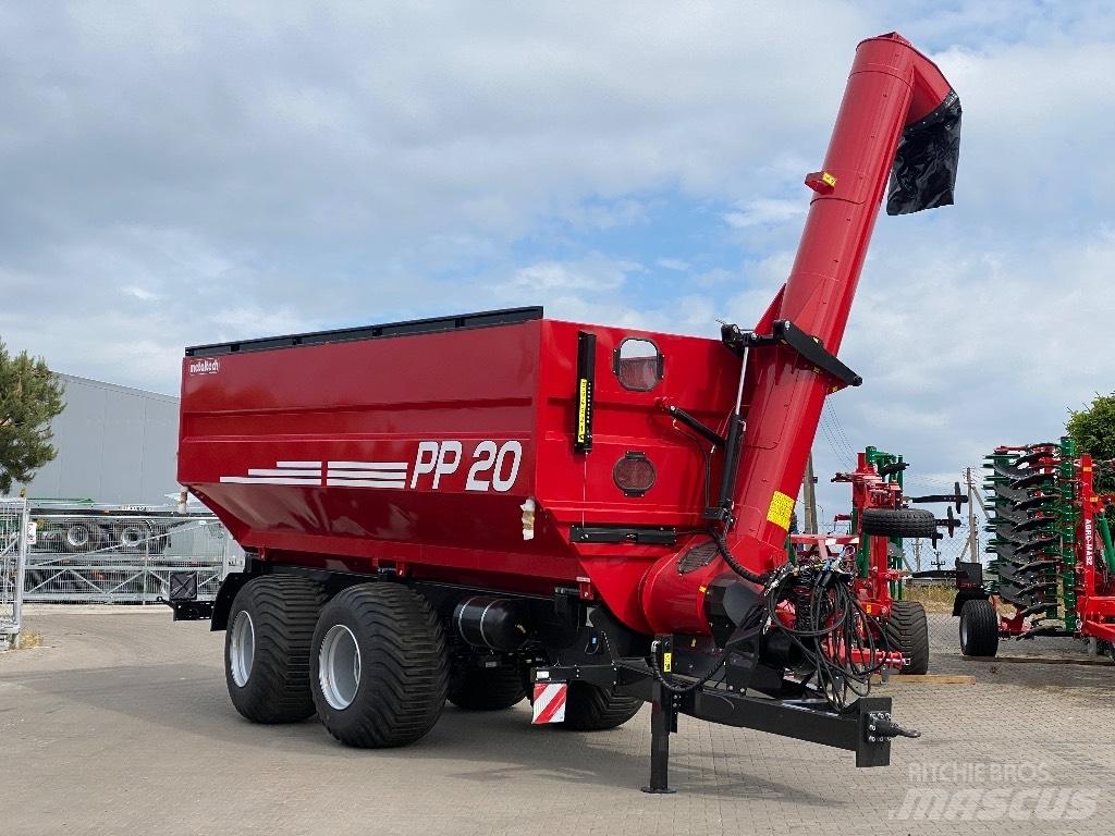 Metaltech PP20 Gabona átrakó kocsik