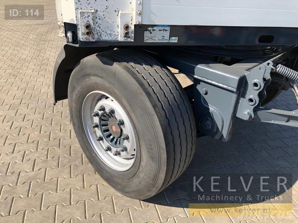 Fliegl ZPS 180 Platós / Ponyvás pótkocsik