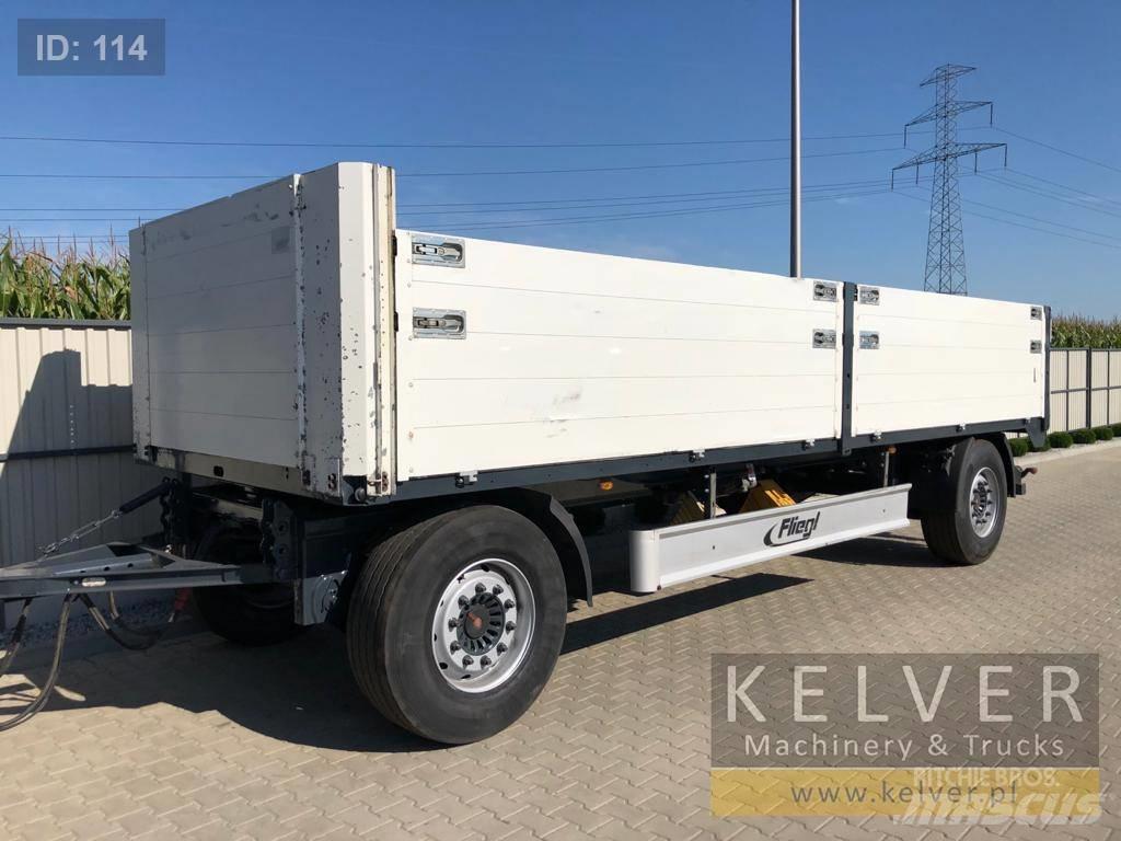 Fliegl ZPS 180 Platós / Ponyvás pótkocsik