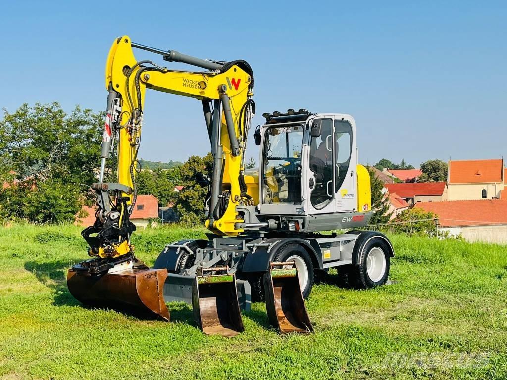 Wacker Neuson EW 100 Gumikerekes kotrók