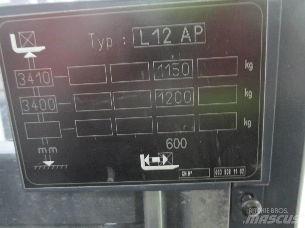 Linde L 12 AP Elektromos gyalogkíséretű targoncák