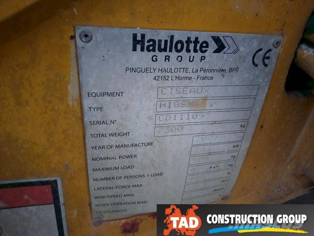 Haulotte H 18 SX Ollós emelők