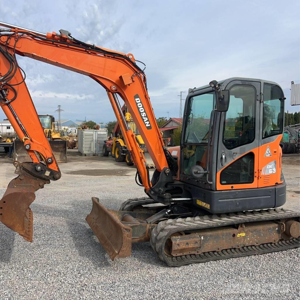 Doosan DX 63-3 Mini kotrók < 7t