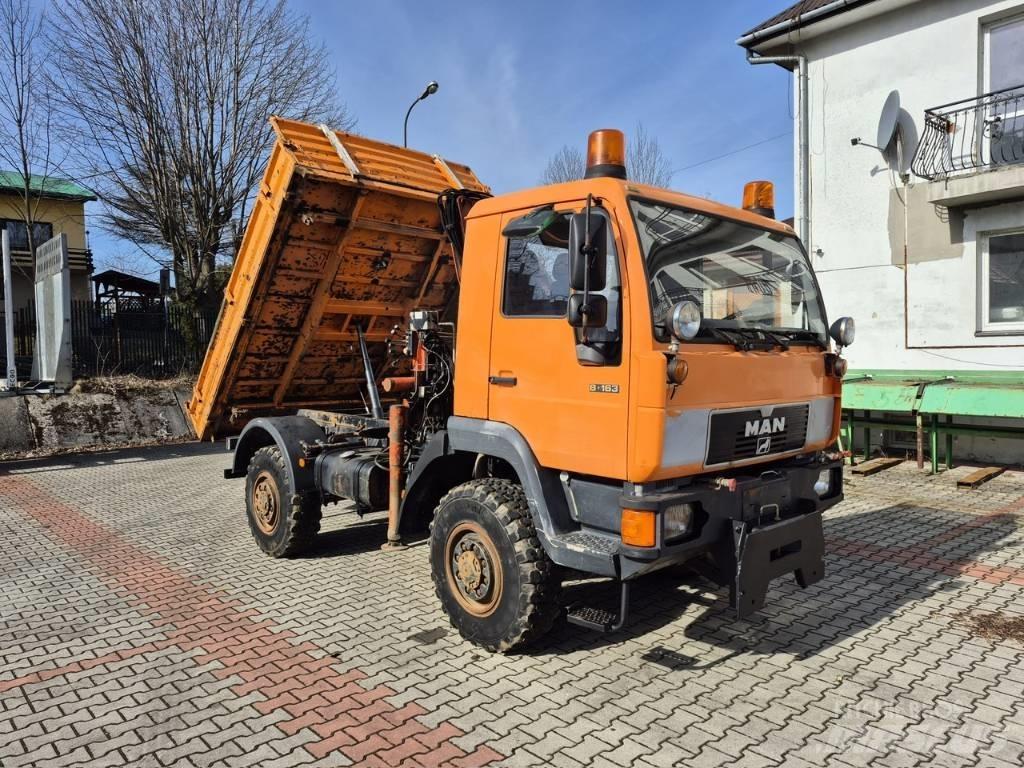 MAN 8 163 Wywrotka Billenő teherautók
