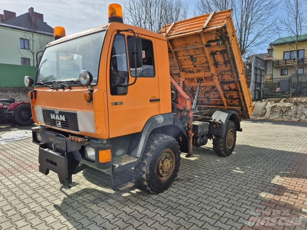MAN 8 163 Wywrotka Billenő teherautók