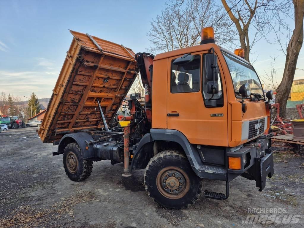 MAN 8 163 Wywrotka Billenő teherautók