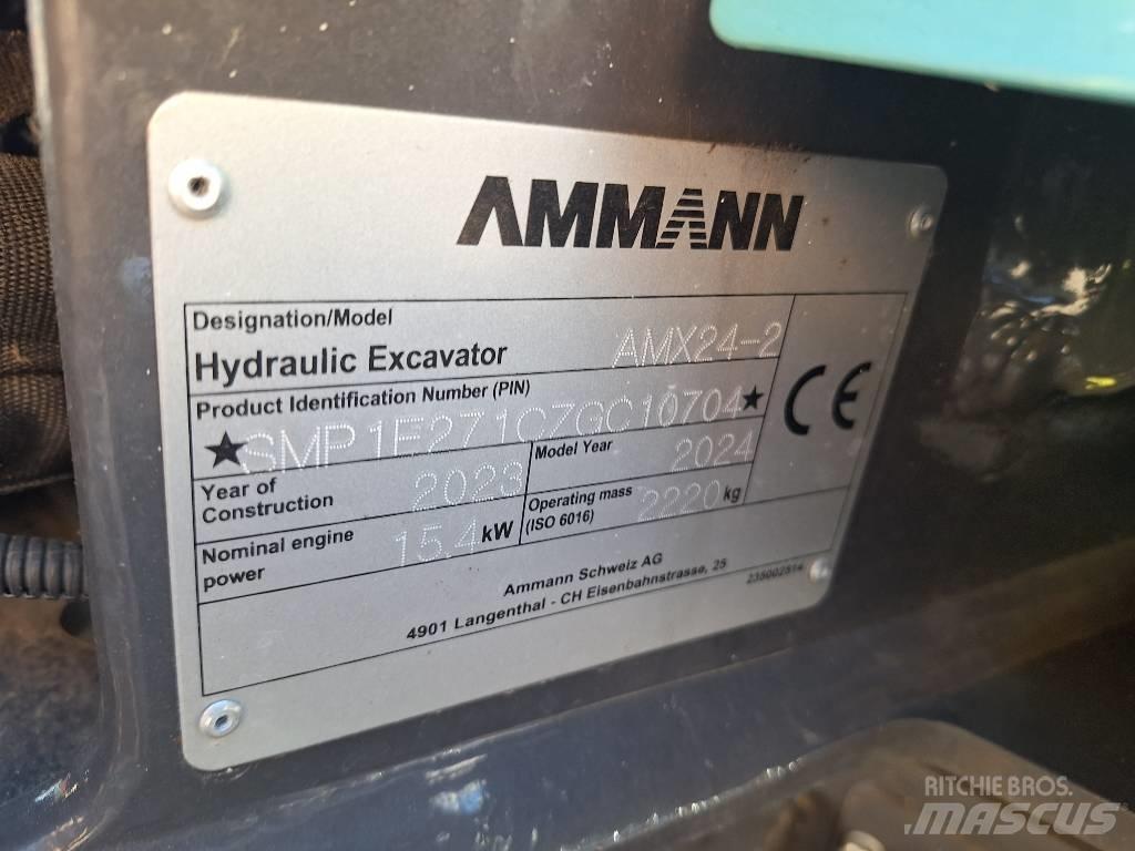 Ammann AMX24-2 Mini kotrók < 7t
