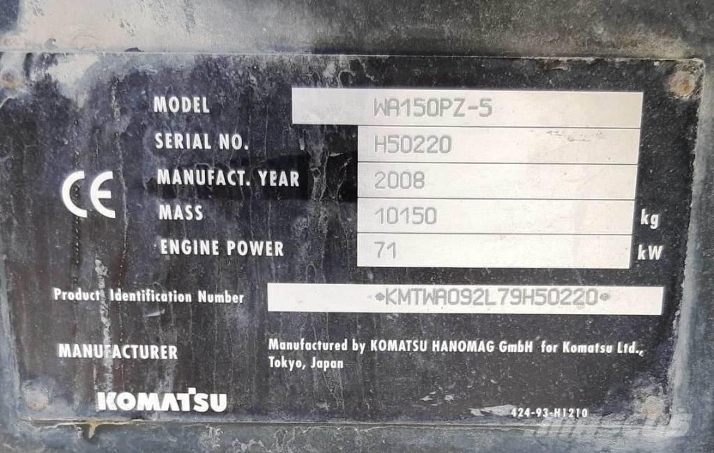 Komatsu WA 150-5 Gumikerekes homlokrakodók