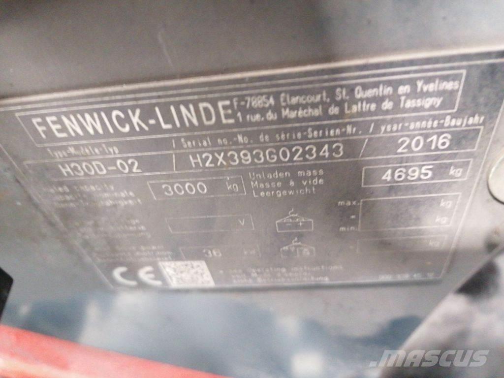 Linde H30D-02 Dízel targoncák