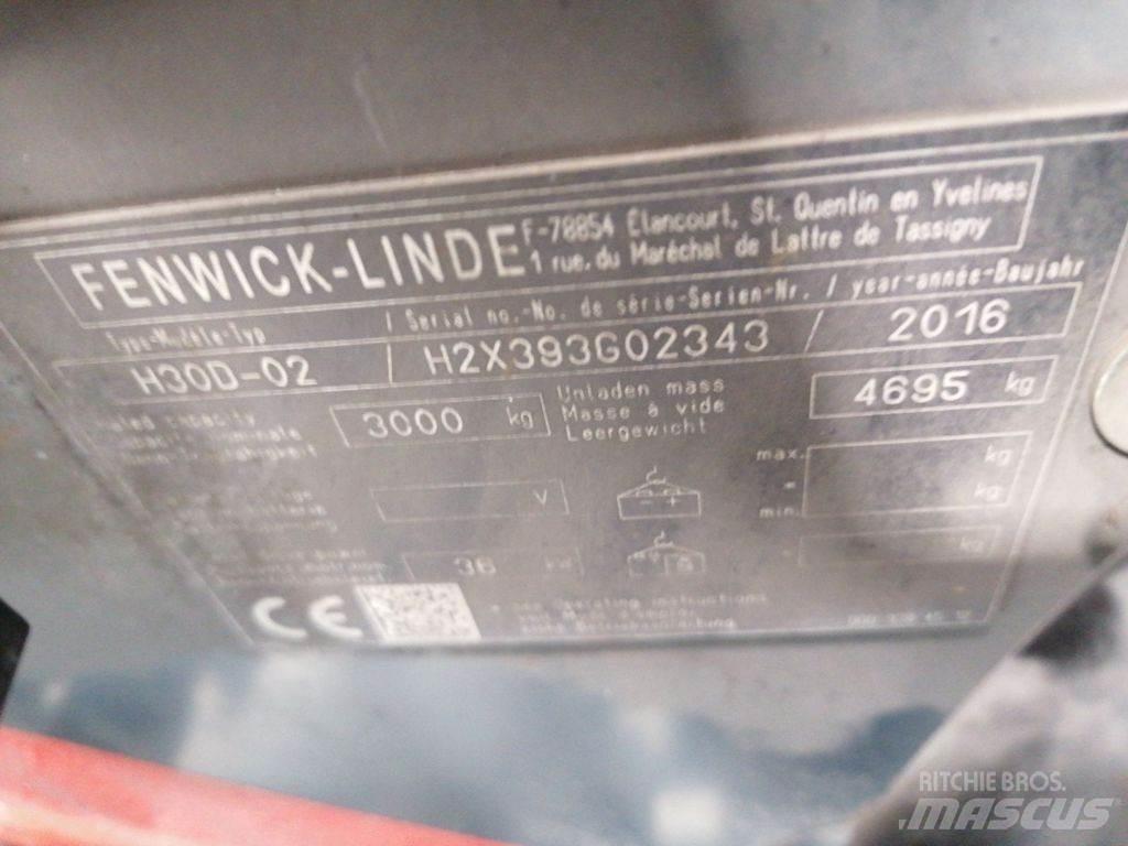 Linde H30D-02 Dízel targoncák