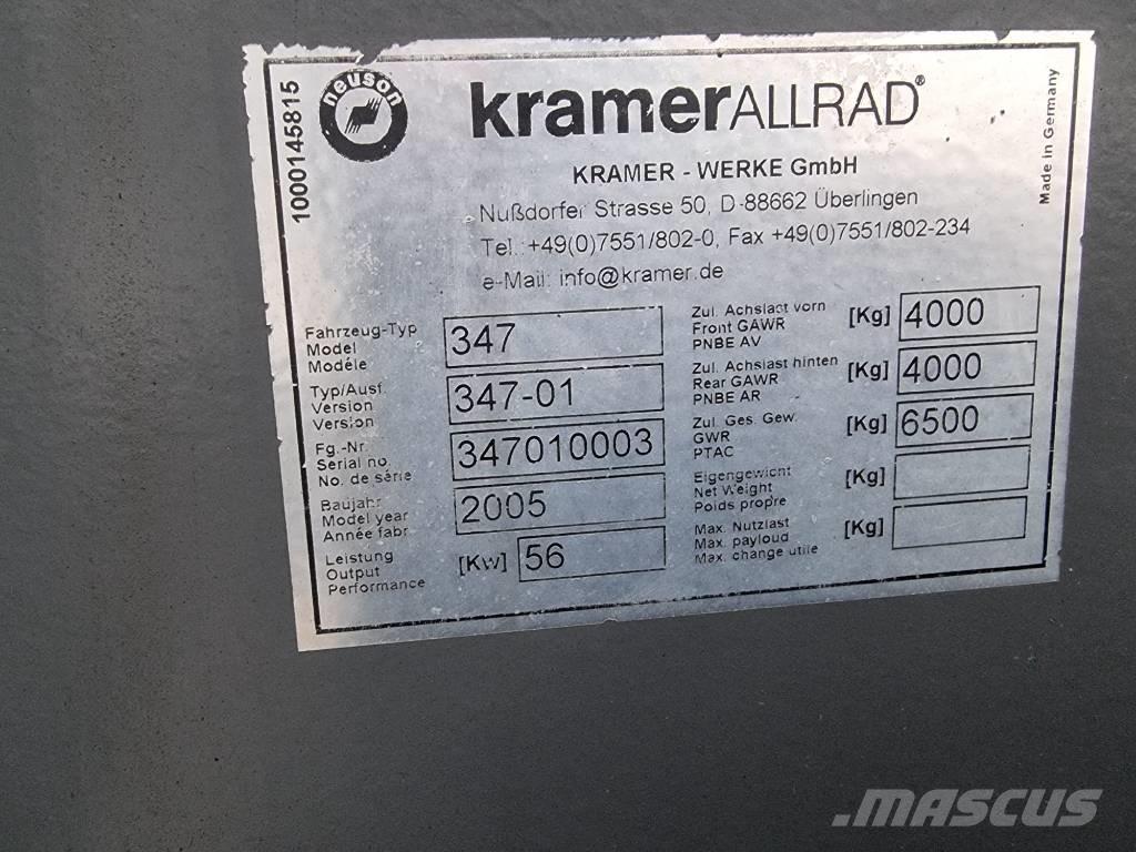 Kramer 950 Gumikerekes homlokrakodók