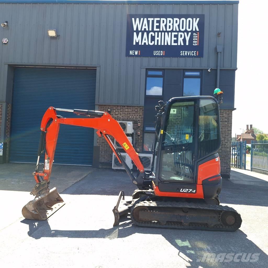Kubota U 27-4 Mini kotrók < 7t