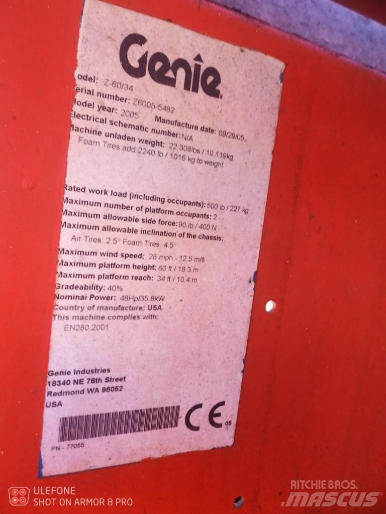 Genie Z 60/34 RT Karos emelők