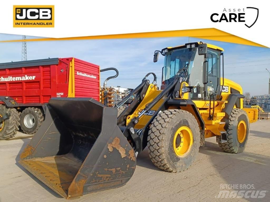 JCB 427 HT Gumikerekes homlokrakodók