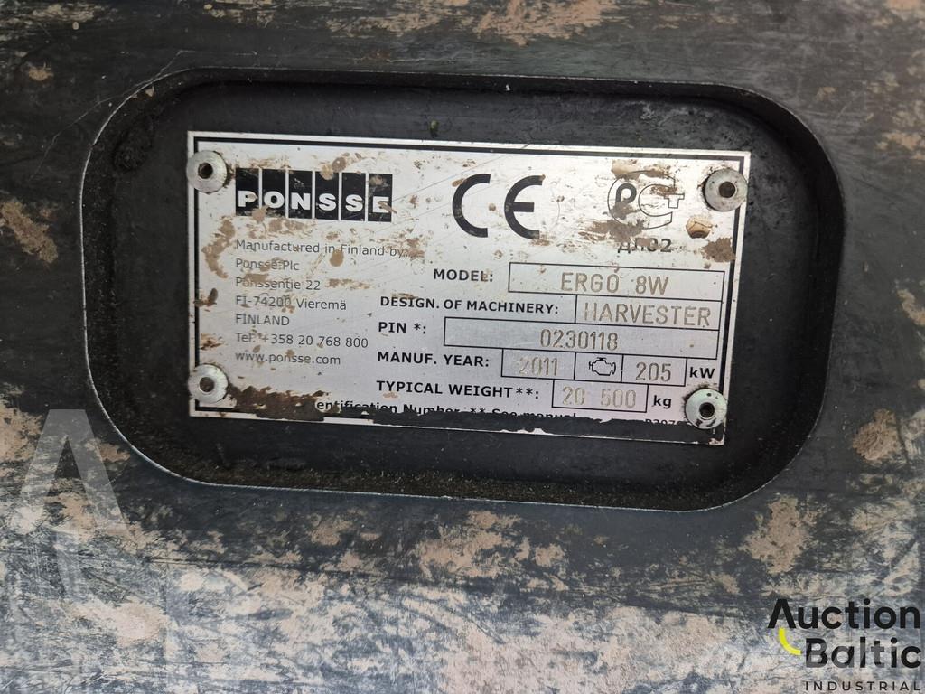 Ponsse Ergo 8W Betakarítók