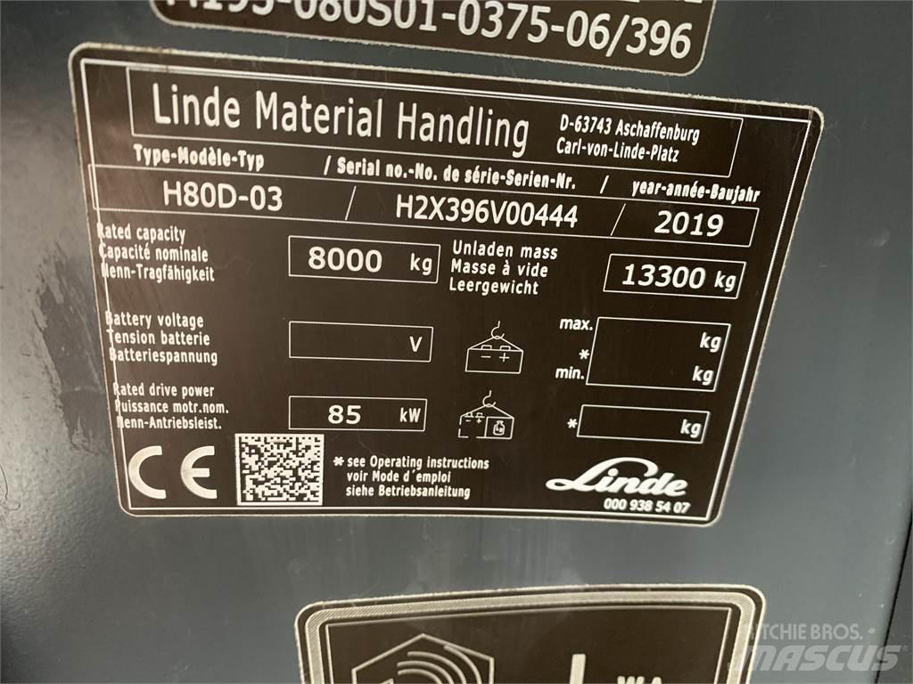 Linde H80D Dízel targoncák