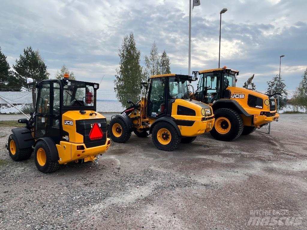 JCB 403, 409, 419s Gumikerekes homlokrakodók