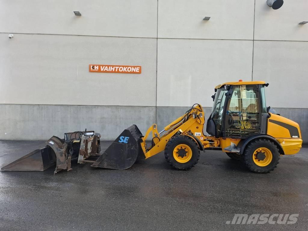 JCB 406 Gumikerekes homlokrakodók