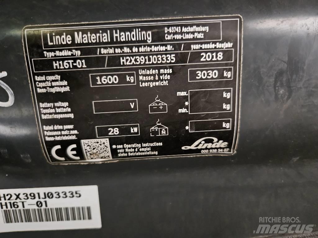 Linde H16T Gázüzemű targoncák