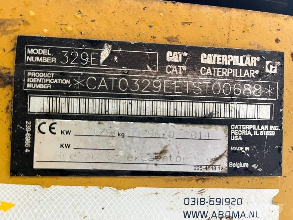 CAT 329 EL Lánctalpas kotrók