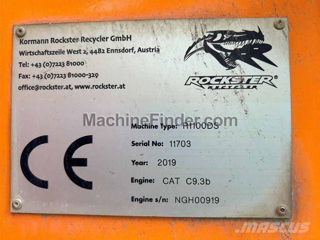 Rockster RD1100DS Mobil törőgépek