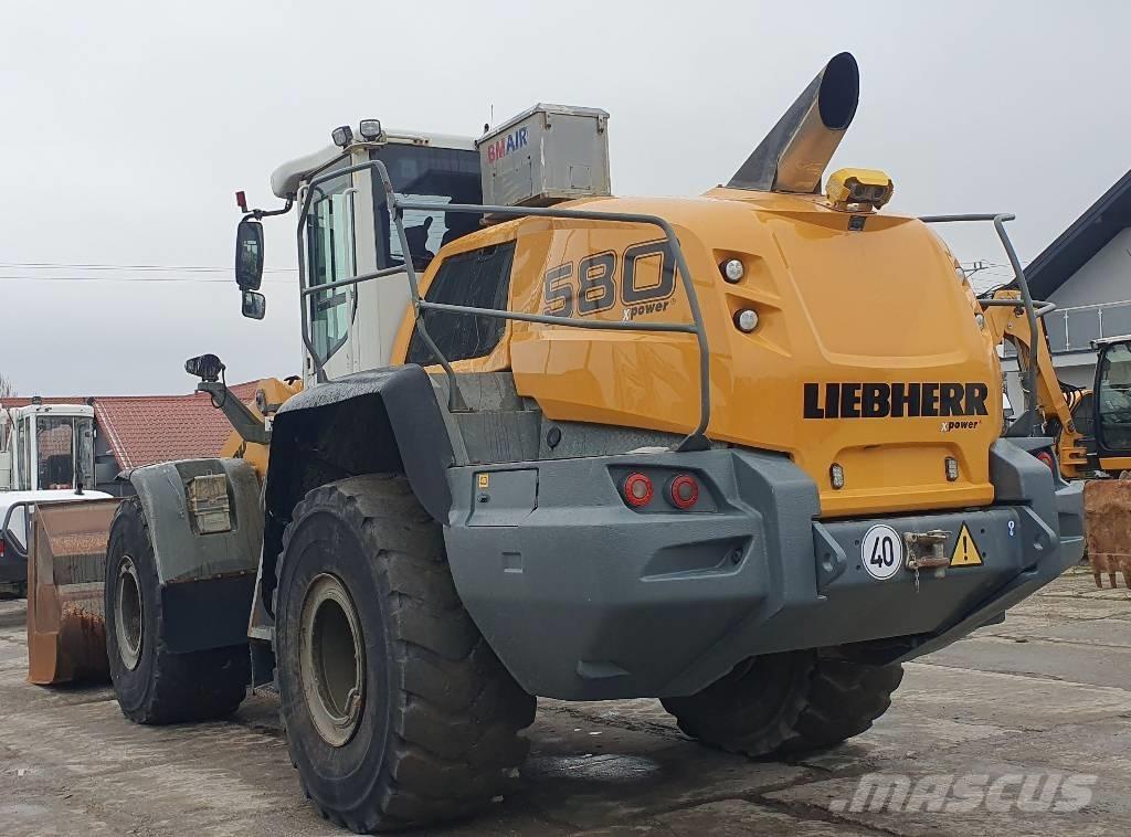 Liebherr L580 xpower Gumikerekes homlokrakodók
