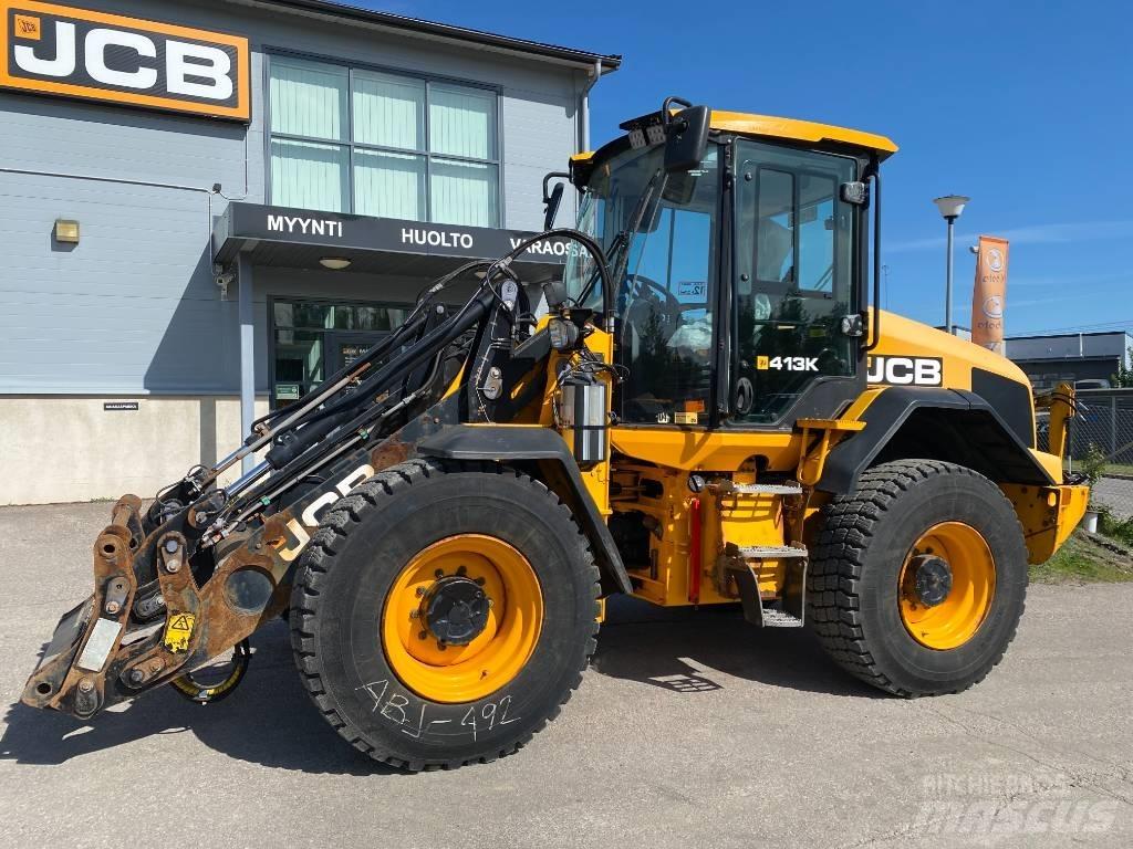 JCB 413 K T4F Gumikerekes homlokrakodók