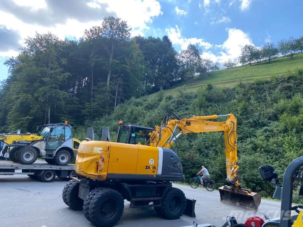 Hitachi ZX 140 W-3 Gumikerekes kotrók