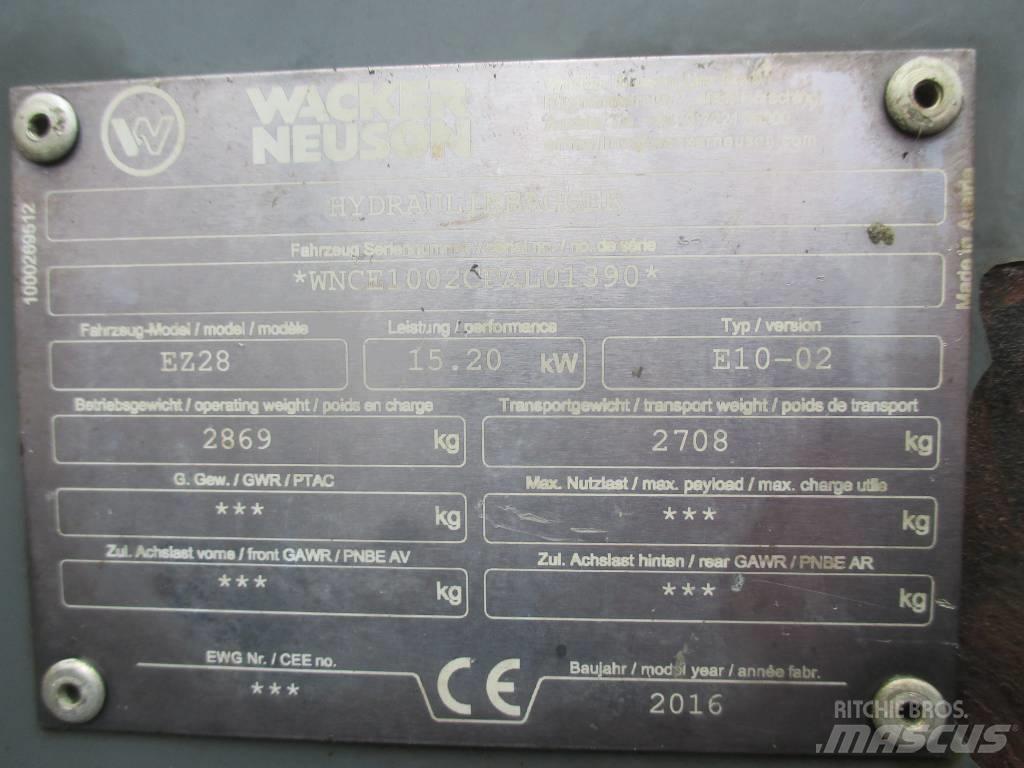 Wacker Neuson EZ 28 Mini kotrók < 7t