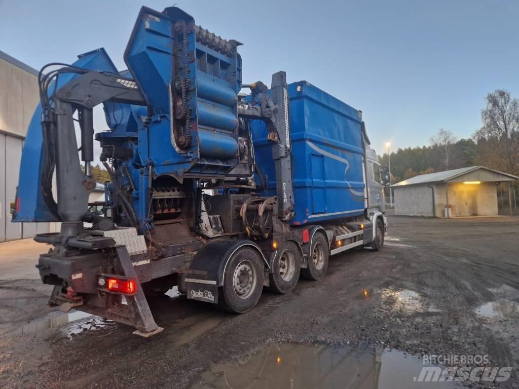 Scania R 580 LB Fa aprítók