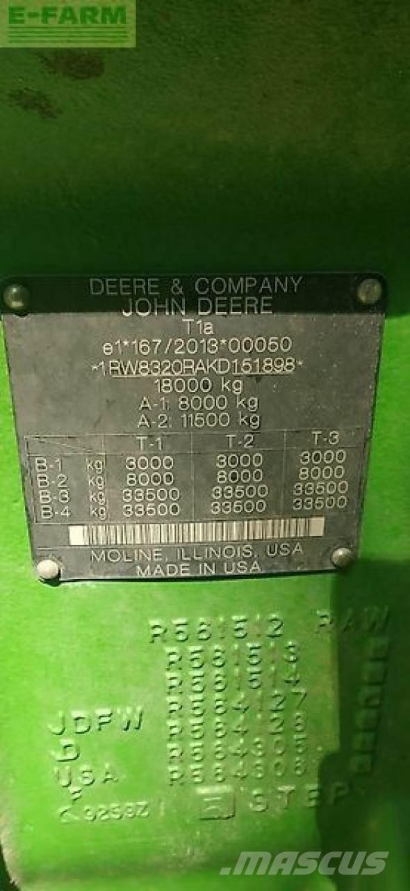 John Deere 8320r Traktorok