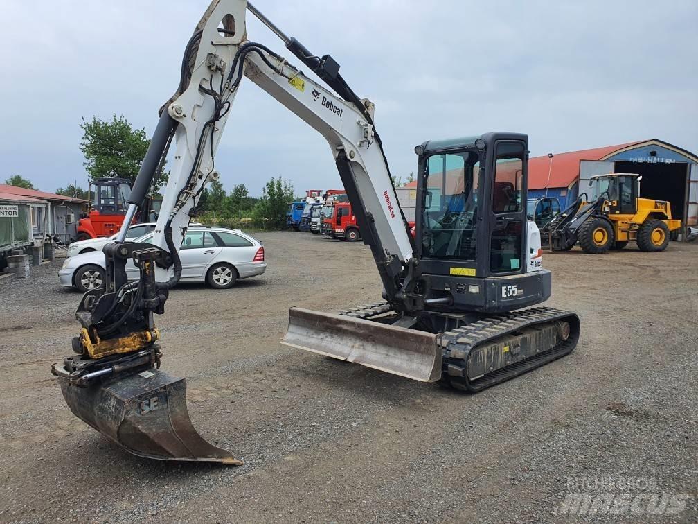 Bobcat E 55 Mini kotrók < 7t