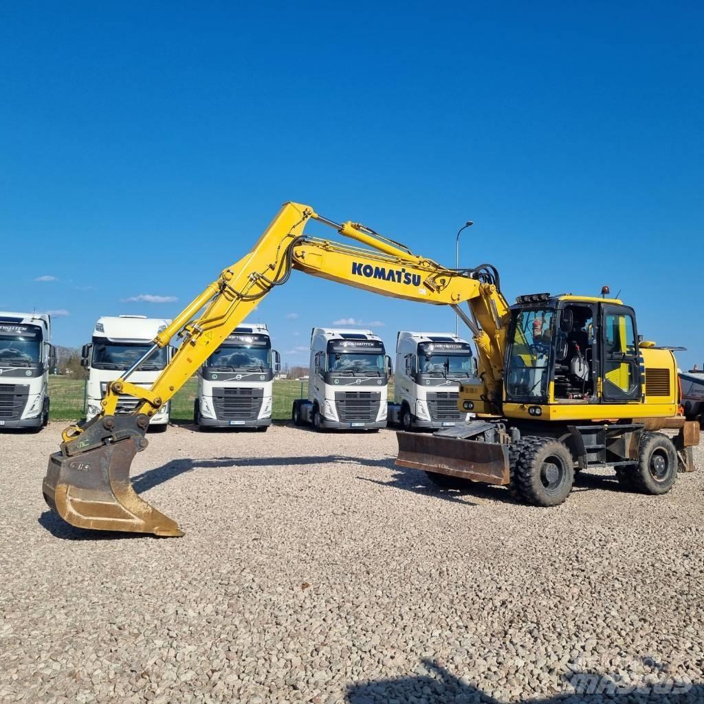 Komatsu PW160 - 11 Gumikerekes kotrók